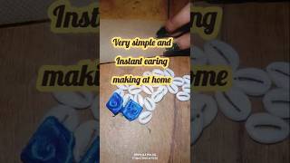 instant earing cowrie shells 🥰#shortsfeed #viral #shorts