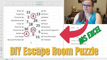 How To Make Cross-Off Matching Puzzle for Escape Rooms at Home!