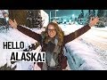 ARRIVING TO ALASKA!! + Broke Our $1000 Camera Lens 😭(Seattle ✈️ Anchorage, Alaska)