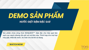 DEMO sản phẩm | Nước giặt đậm đặc SA8