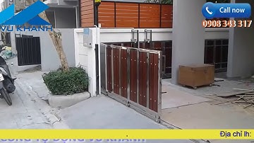 ✅ TOP #1 Cách làm cổng sắt lùa Cong đóng mở tự động