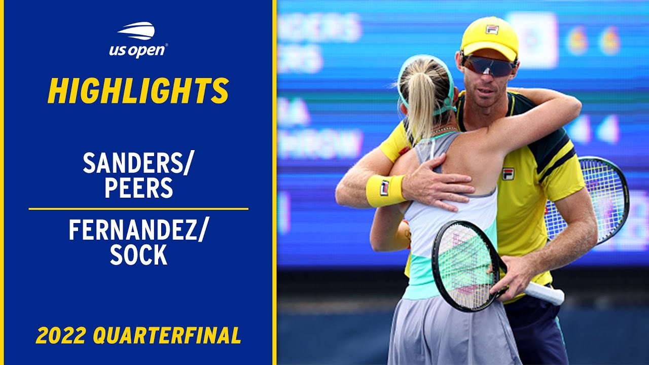 Sanders/Peers vs. Fernandez/Sock Highlights | 2022 US Open Quarterfinal