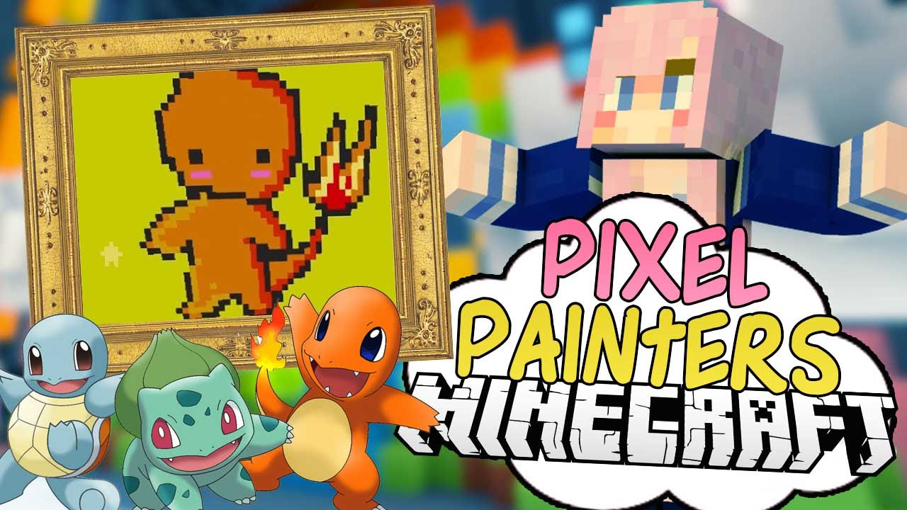 Pokmon Victory  Pixel Painters  Minecraft Art Minigame