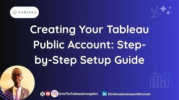 Creating Your Tableau Public Account: Step-by-Step Setup Guide