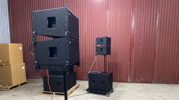 Trọn Bộ Line Array Lx acoustic chỉ 85 triệu | Gọn Nhẹ , Dễ Dàng Vận Chuyển, Setup