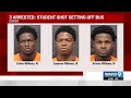 3 teens arrested after student shot getting off bus in EBR Parish