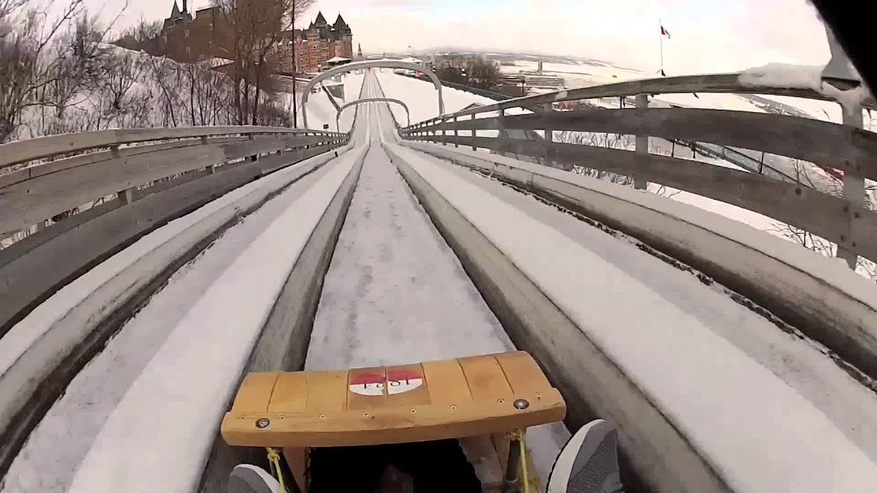 Quebec City Terrasse Dufferin Ice Gopro Youtube