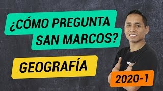 Solucionario San Marcos 2020-1 | Geografía Solucionario San Marcos 2020-1 | Geografía