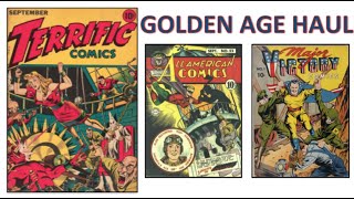 Golden Age Comics Haul Schomburg RARE COMICS