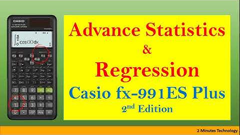 Statistics & Regression on fx-991ES Plus - Calculator Tricks [2020]