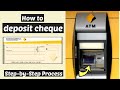 Commonwealth cheque deposit  deposit cheque in commbank account with atm