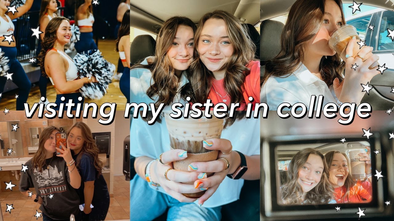 visiting my sister in college!! - YouTube