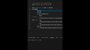 List Comprehensions Made Easy | Python Shorts #pythontutorial #coding #pythonlearning #programming