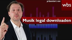YouTube Musik legal downloaden - Tipps der Kanzlei Wilde Beuger & Solmecke KÃ¶ln  - Durasi: 3:38. 