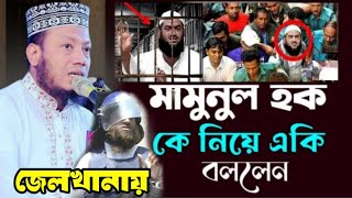 মামুনুল হক জেলখানায় কেমন আছে নিজে বল্লেন ২০২৪ | কান্না থামাতে পারবেন না?মুফতি আমির হামজা যা বল্লেন