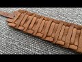 Making a Amazing Sturdy Leather Bracelet, Craft at Home #leathercraft