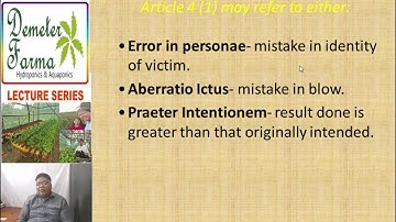 #Criminal Law Lectures #Criminology   ARTICLE 4, Revised Penal Code