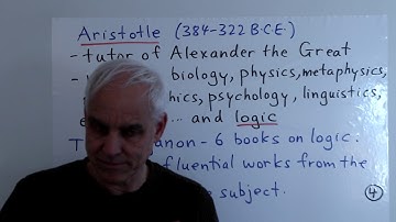 A brief history of logic: Aristotle and deduction | Math Foundations 251 | NJ Wildberger