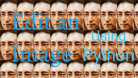 Editing an Image using Python : Basics 1