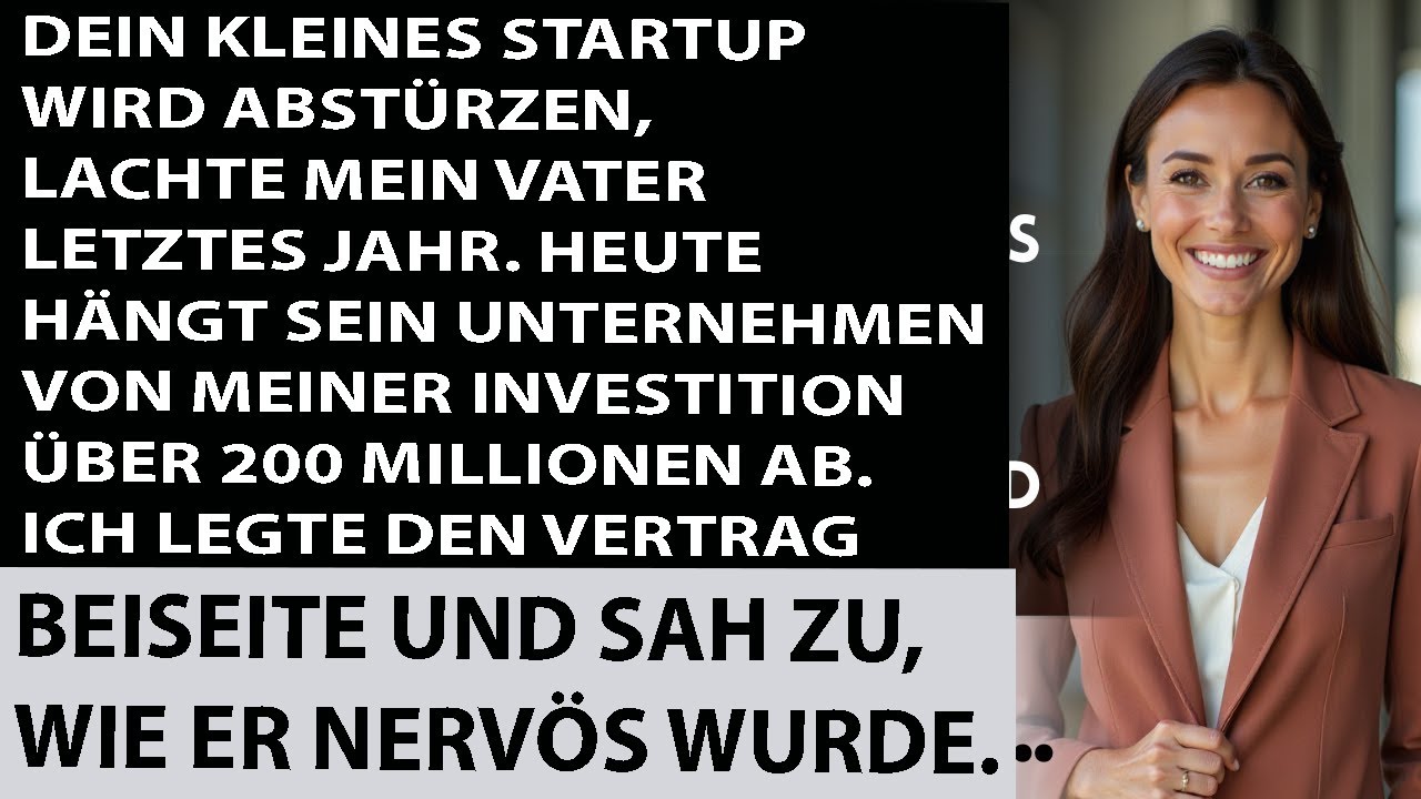 Mein Vater sagte mir immer, ich würde niemals echtes Geld verdienen, wenn ich nicht „richtig“ arbeiten würde – im Anzug, im Büro, nach seinen Regeln. Letzte Woche stand er zitternd vor meinem...