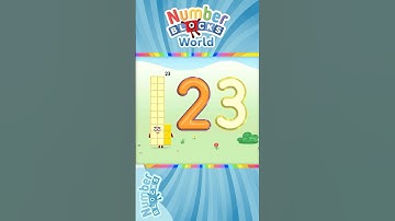 Numberblocks World - Meet Numberblock Twenty Three and Learn How to Trace the Number 23 | BlueZoo