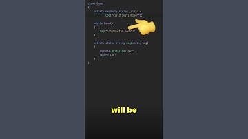 Fields vs Constructors is weird in C#