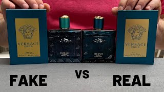 Fake vs Real Versace Eros Parfum 100 ml Perfume / How To Spot Fake Versace Eros Parfum  Fragrance
