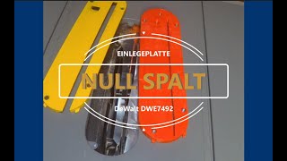 Dewalt Dwe7492 Einlegeplatte Null-Spalt Mit 3D-Drucker