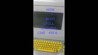 How I Boot Stoll Knitting Machine بوت 433.6