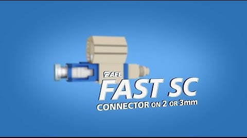FASTConnect® SC connector instructions for 2 or 3mm cable
