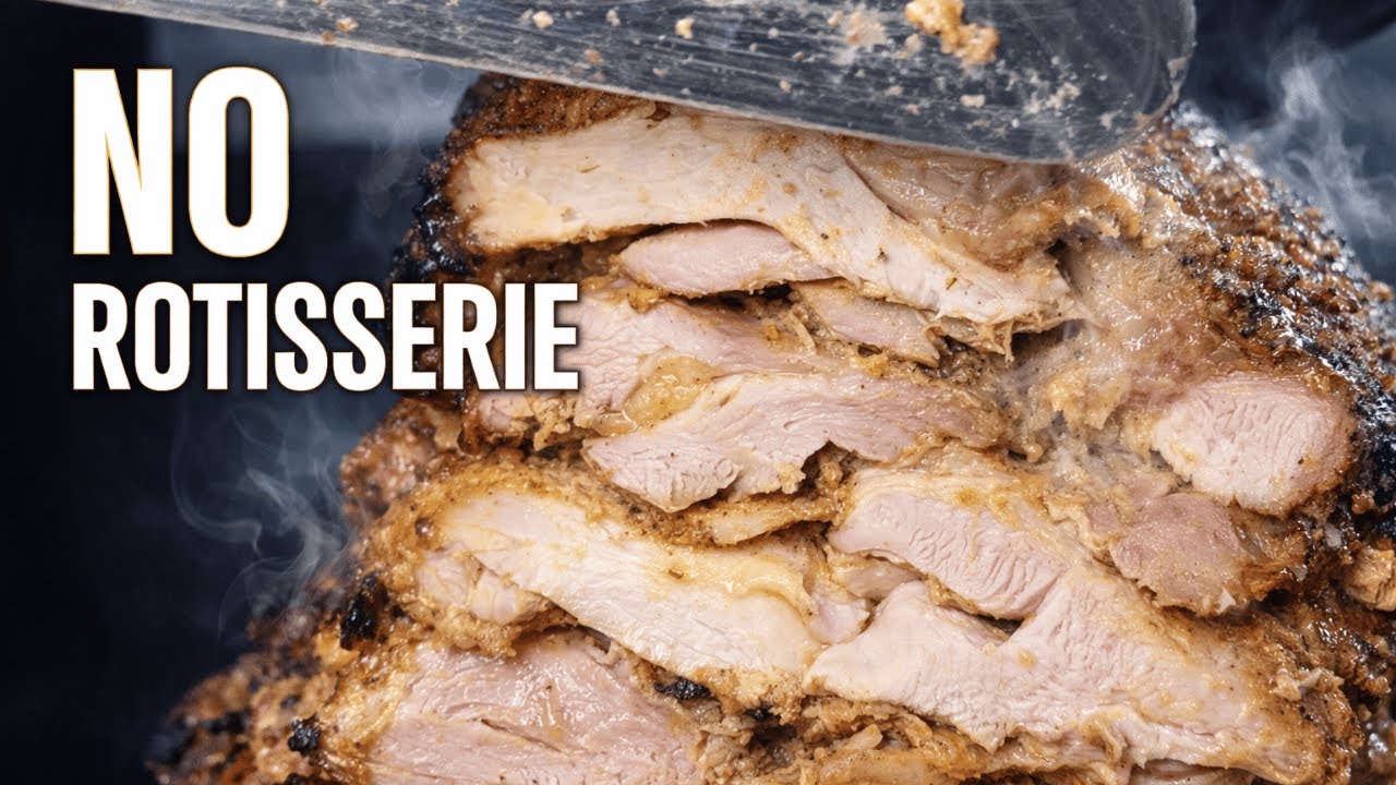 Smoked Chicken Shawarma (No Rotisserie, No Grill)