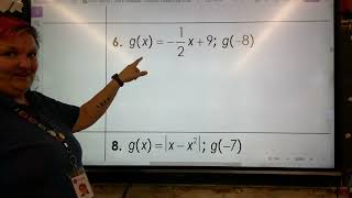 Unit 3.7 Guided Notes - Function Notation and Evaluating Functions Part 1