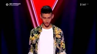 The Voice Of Greece Blind Audition Andreas Smith-Ανδρέας Σμιθ Για Όλα Ικανοί Χρίστος Μάστορας 