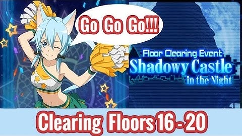 SAO MD: The Shadowy Castle in the Night Floor Clearing Event 16-20 (HD)
