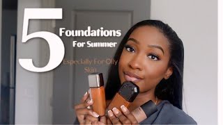 5 Foundations For Summer 2024 (Especially For Oily Skin) l Too Much Mouth