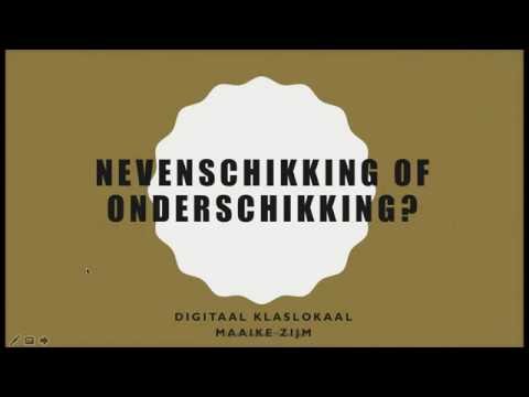 Nevenschikking of onderschikking?