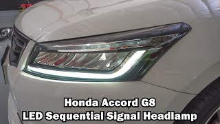 Honda Accord G8 LED Sequential Signal Headlamp