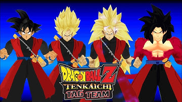 DBZ TTT ISO MOD Goku Xeno All Fases