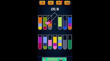 Water Sort Puzzle - Color Liquid Sorting Game Level 181 Solution