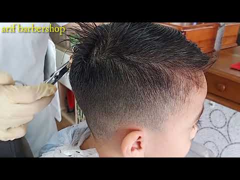 cara gunting rambut budak sekolah rendah