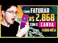 COMO GANHAR R$ 3.000,00 OU MAIS COM O CANVA