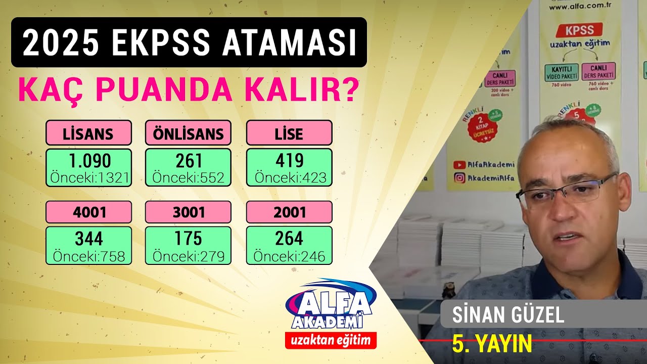 2025 EKPSS Tercih Mantığı 5. video  » Engelli memur kadroları açıklandı.
