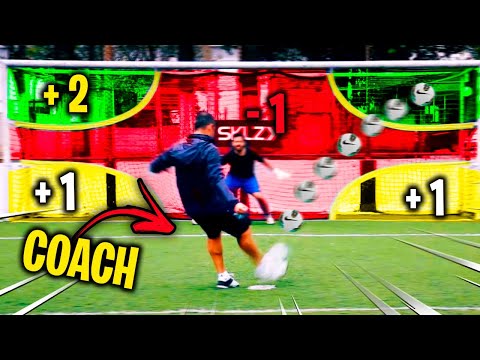 DESAFIO DE PÊNALTI MUITO DIFICIL!!! - NUNCA DESAFIE O COACH #2