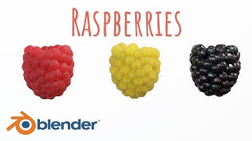 Making a Raspberry in Blender