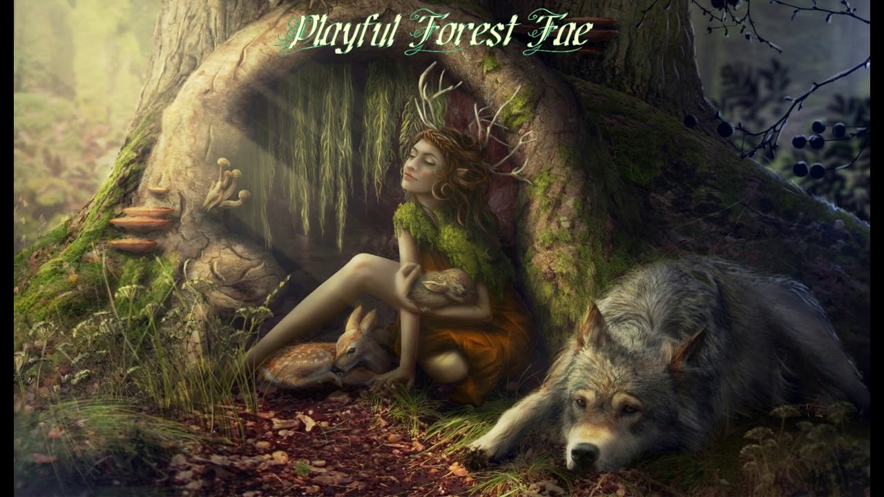 ASMR ♡ A Playful Forest Fae ♡ (Binaural Whispering, Tingles, Leaves Crunching, Forest Ambience)