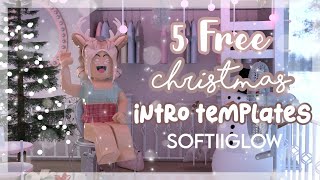 5 Free Gfx Christmas Intro Templates Girls Softiiglow