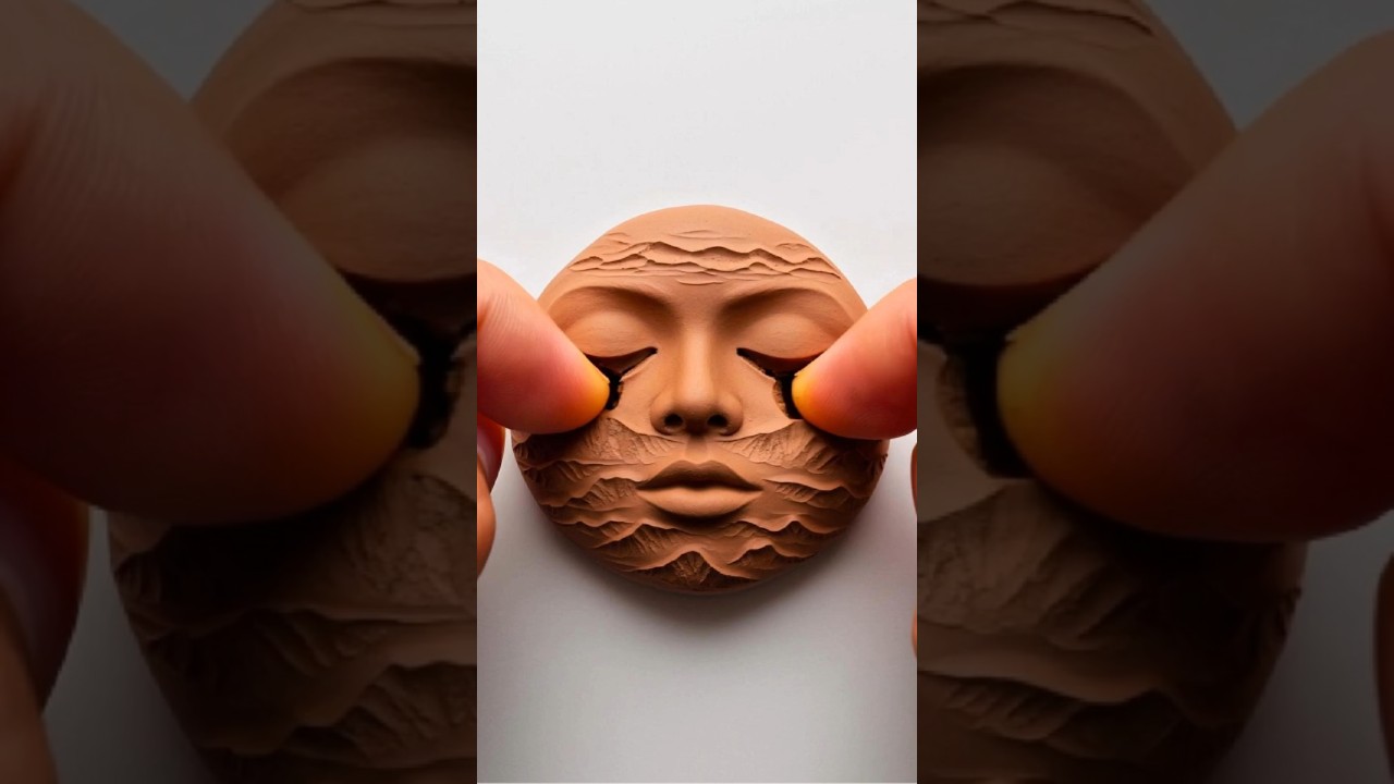 Clay Cracked Thick Gel Inside | Satisfying Chalk Break ASMR 