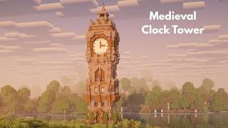 Minecraft Medieval Clock Tower Tutorial🏰