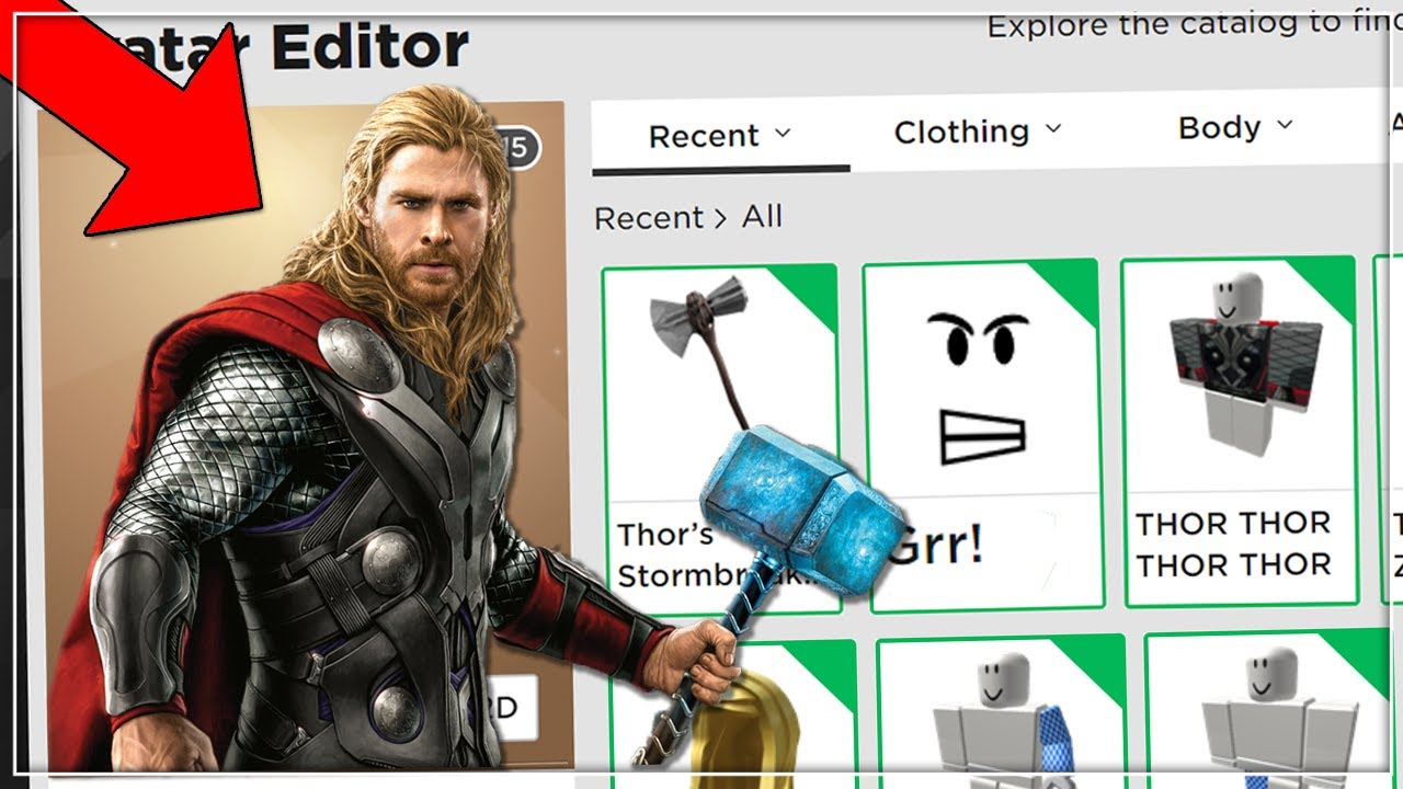 Making God Thor A Roblox Account Roblox Thor In Jailbreak Youtube - avengers roblox thor hammer