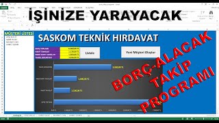 Excel Borç Alacak Takip Programı